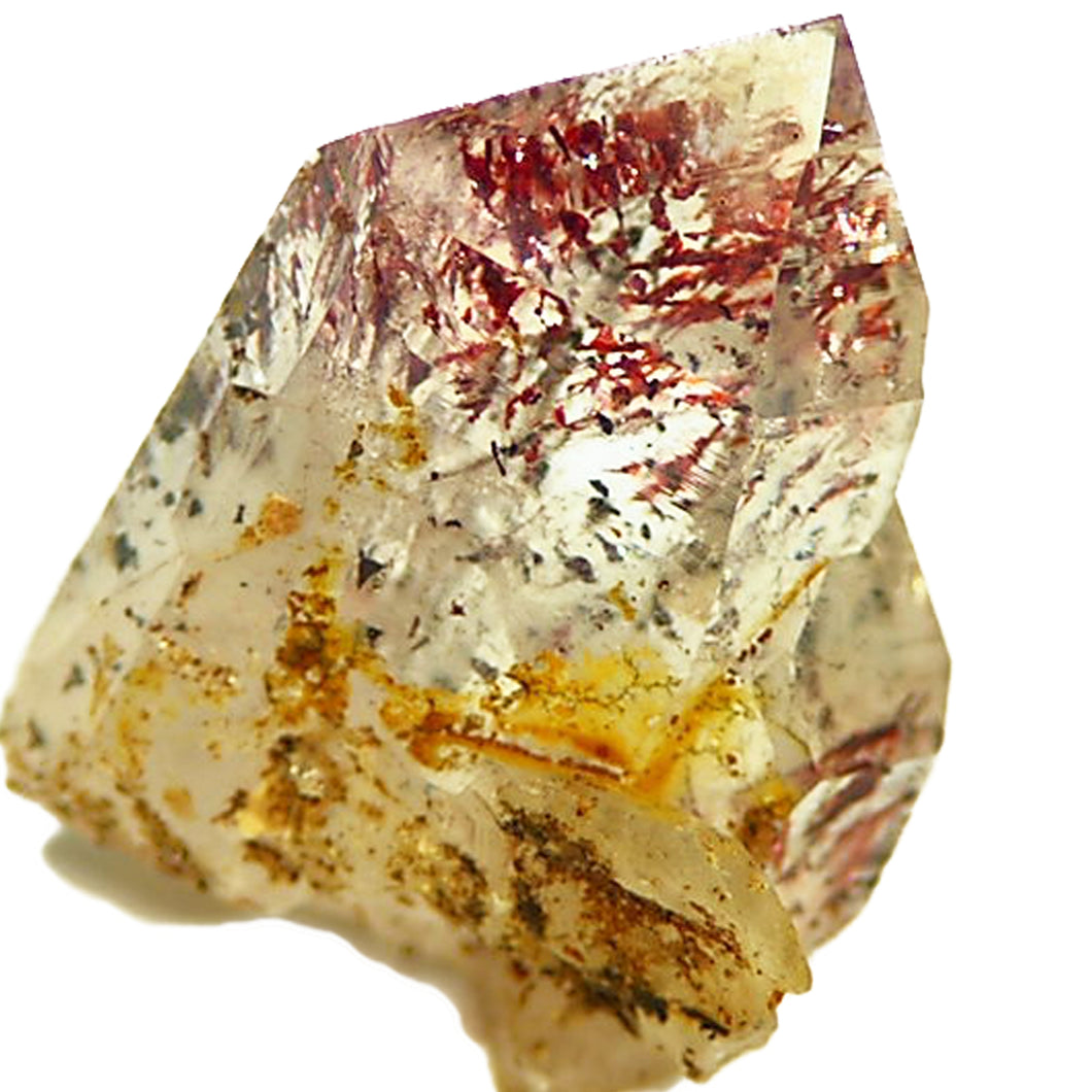 Red Hematite quartz specimen from Goboboseb mountains