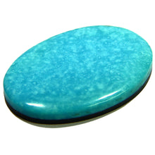 Load image into Gallery viewer, Kingman waterweb turquoise cabochon
