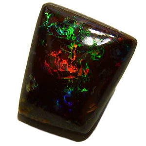 Natural Koroit Opal cab from Australia with lots of color