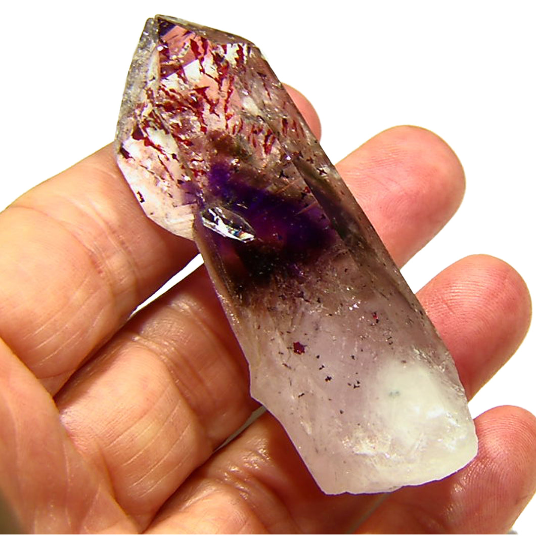 Amethyst Hematite Quartz Crystal Brandberg Region Namibia