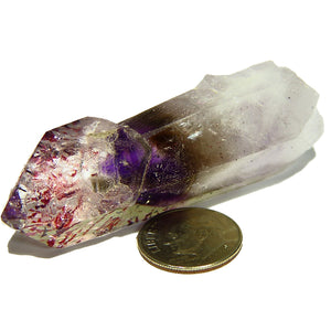 Brandberg region Amethyst Hematite Quartz Crystal