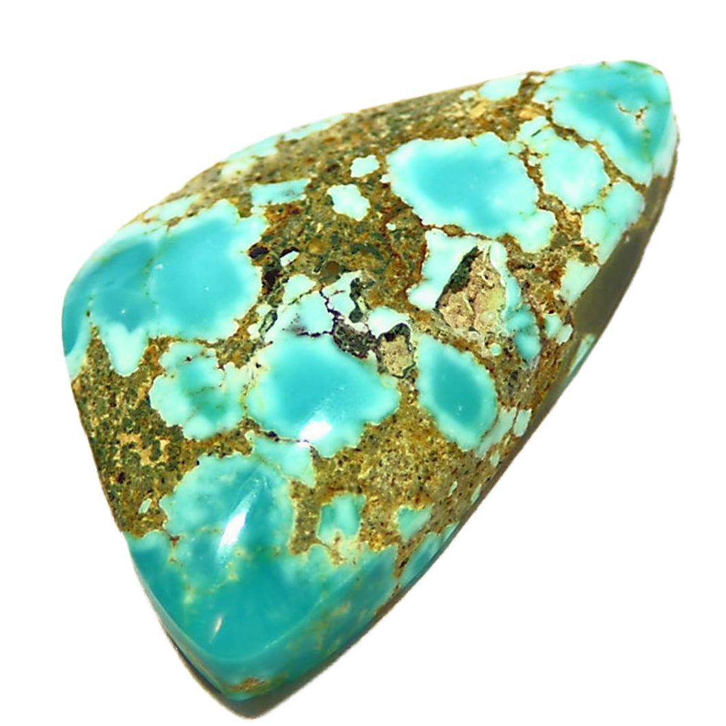 Natural Lone Mountain Turquoise cab  solid