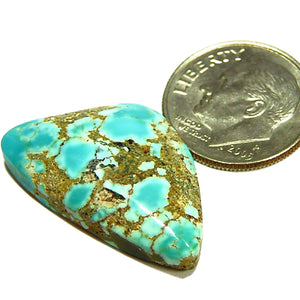 Bright blue Lone Mountain Turquoise cab