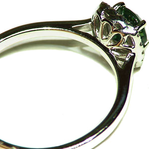 Montana Sapphire and diamond ring