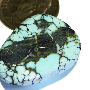 Natural spiderweb lone mountain turquoise from Nevada