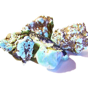 Beautiful sky blue Lone Mountain Turquoise rough parcel